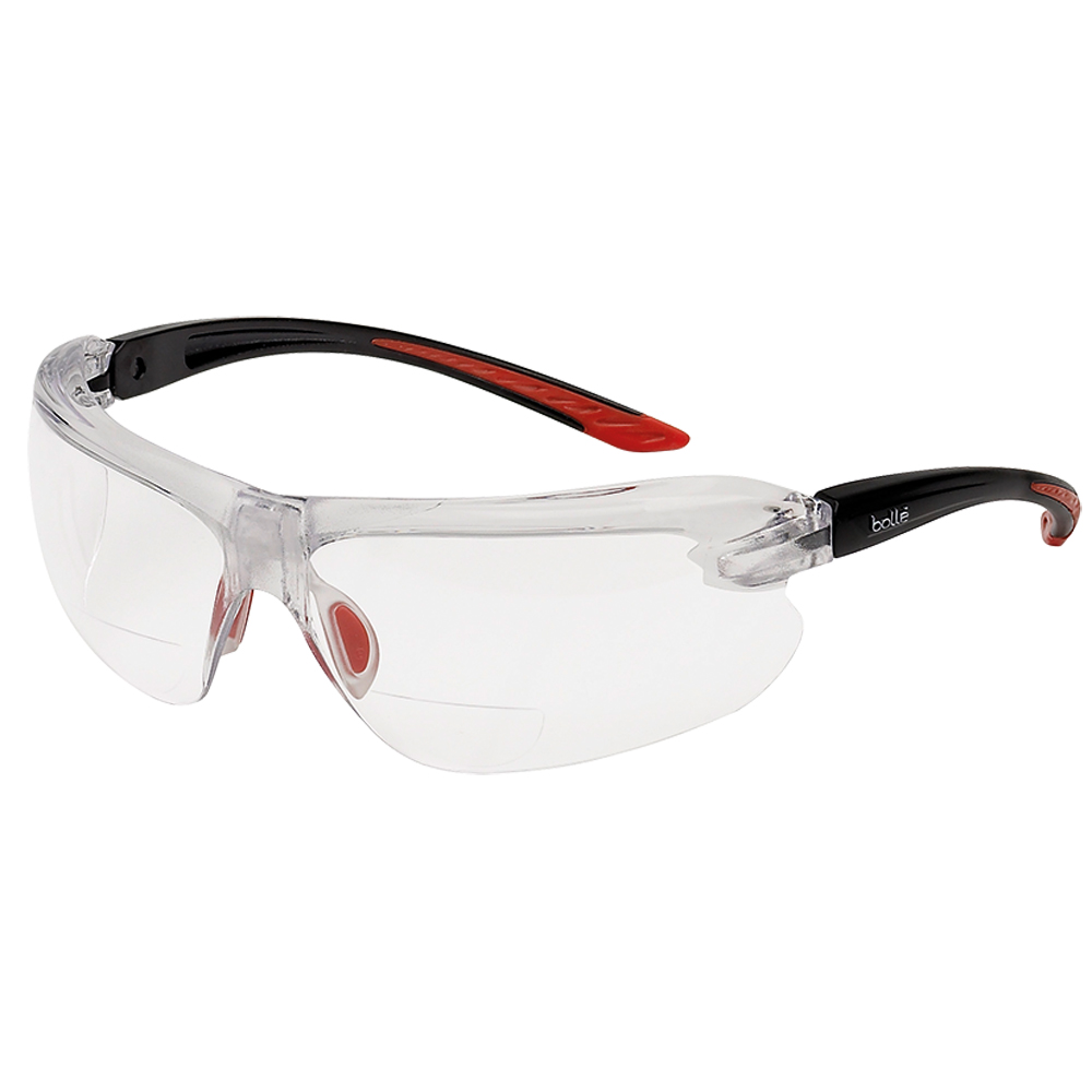 Bügelschutzbrille IRI-S klar Dioptrie +2 EN 166 2C-1,2 UV-Schutz ASAF