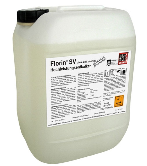Florin SV Reiniger, 12 Flaschen a1 Liter zinn- u. zinkfest