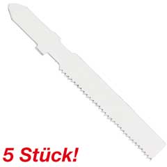 5 Stück Stichsägeblatt U3111F,75mm ZT 1,2,für Nirosta,Stahl,Alu