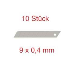 10 Stück Abbrechklingen 0,4x9x80mm MINI MEGA,zu Mini-Abbrechmesser