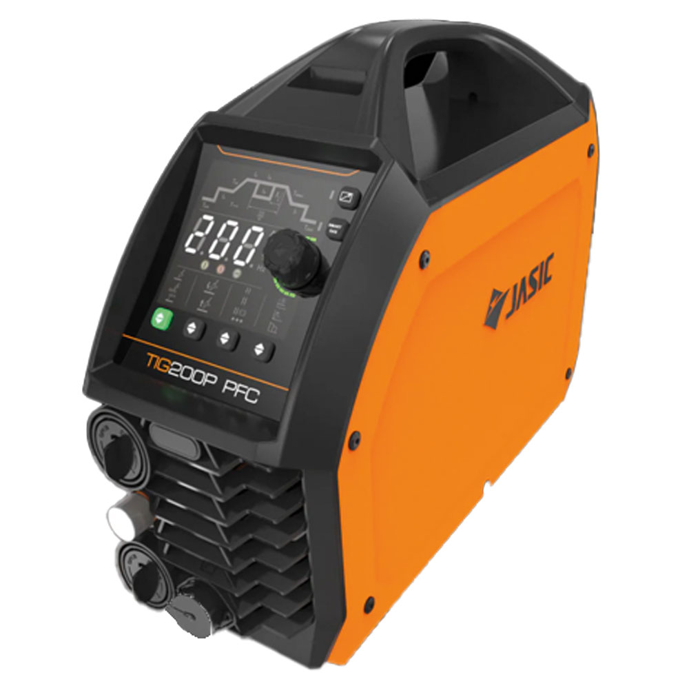 JASIC WIG-Schweißinverter EVO20 200P 200A,Massekabel 3m,SR17 WIG-Brenner 4m