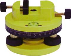 Nivellierkopf NIVO 360° Teilung,pssend auf alle Universal-Stative