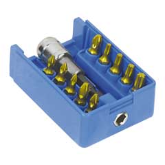 TORO TIN-GRIPSTAR Bit Box B 11-teilig PH1+2+3/PZ1+2+3/TX15-30,+Schnellwechsel