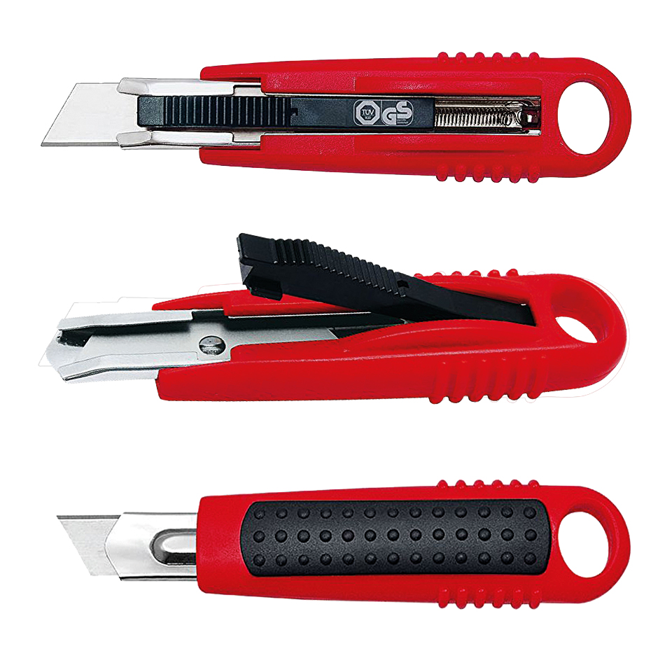 Sicherheitsmesser WEDO®,rot inkl.2 Ersatzklingen