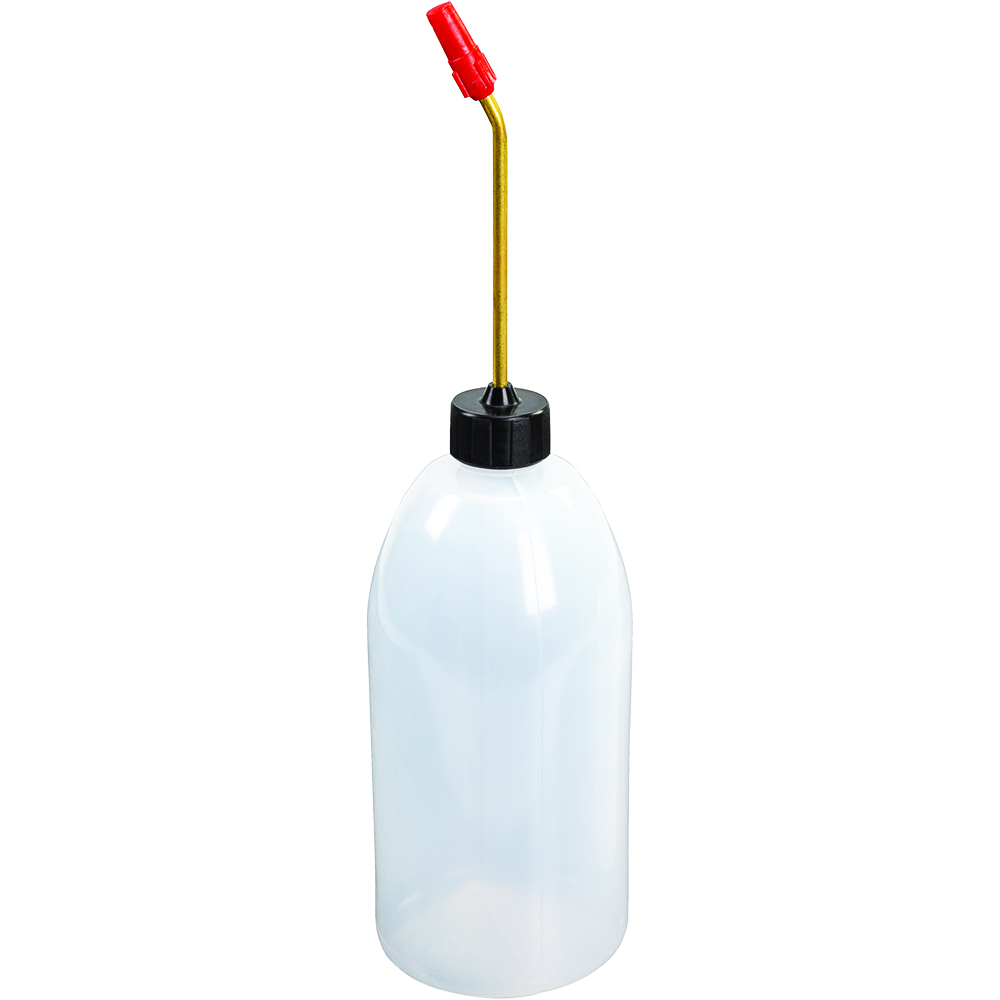 Plastiköler 0,25 Liter,verstellbares Messingspritzrohr und Verschluß