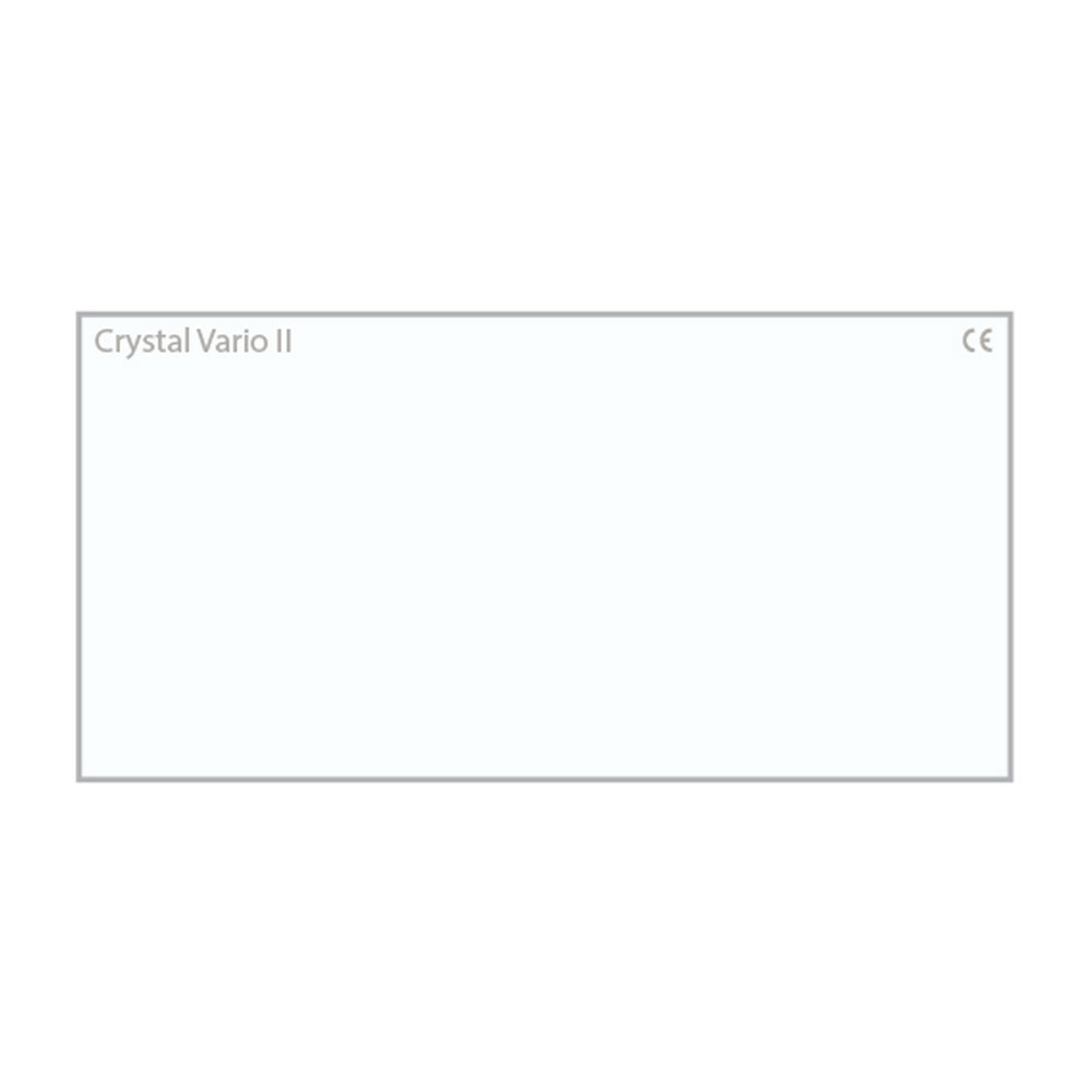 Vorsatzscheibe innen 107x69mm, 10 Stk. für Art.Nr.3062-016 CRYSTAL-VARIO II