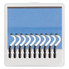 10 Stück Klingen N3/B30 zu GRATNIX Entgrater, 2,6mm Durchmesser