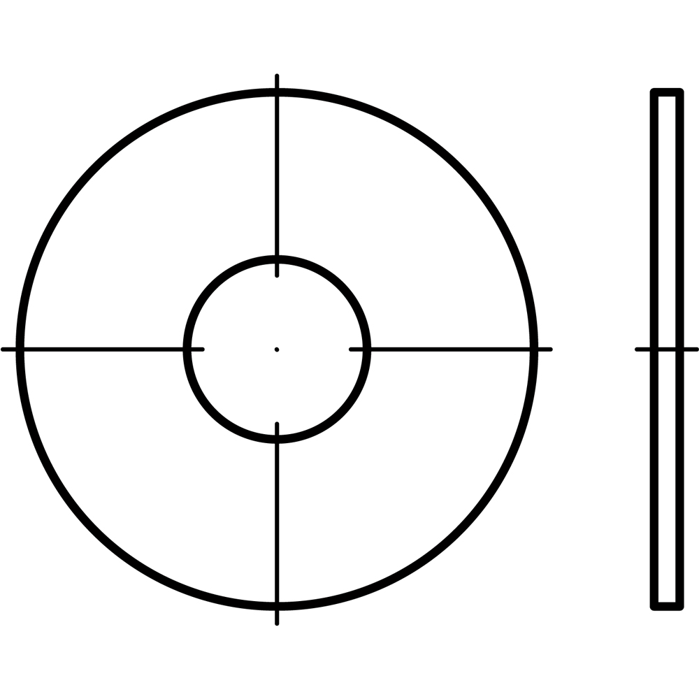 Scheiben DIN 440 ST A2K R 6,6 GALV. VERZINKT VE=100