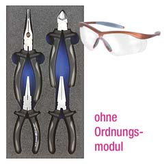 Zangen-Satz 5-teilig Spitz-+Rund-und Flachzange,Seitenschneider,Brille