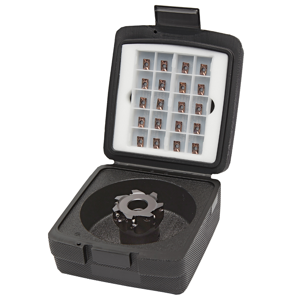 Fräserset PRO E113A 50x7 A10 D=50 Z7 inkl. 20 Stück APKT1003PDR- MU1005