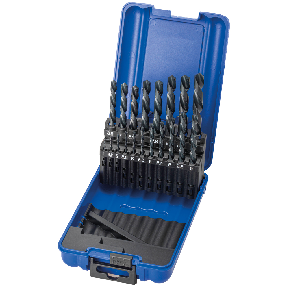 HSSG-Spibo-Satz Ø1-10mm-19 teilig/0319 118°/0,5 steigend