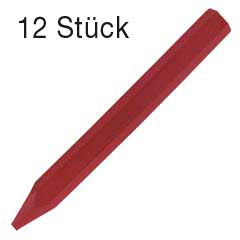 12 Stück Ölsignierkreide rot farbkräftig,lichtecht