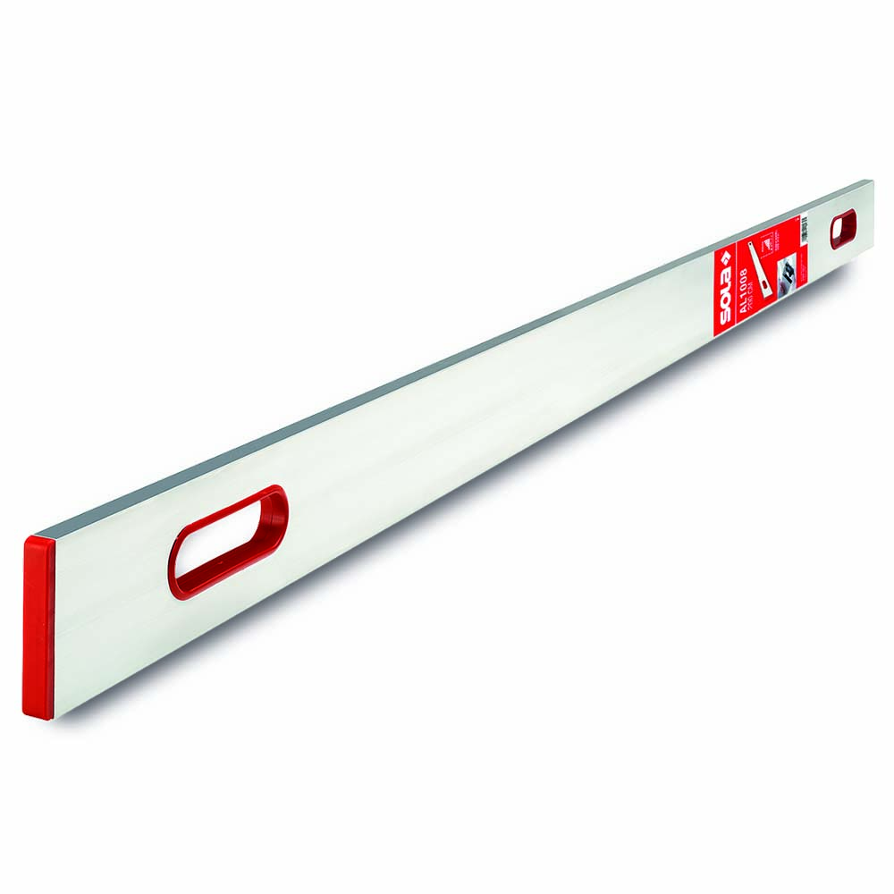 Alu-Abziehlatte Al1008/4000 aus Aluminium-Rechteck-Profil 100x18mm