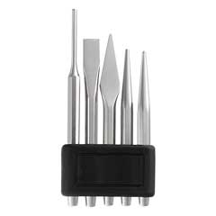 Werkzeugsatz 5-teilig,in Halter,CrV Splintentreiber,Durchschläger,Körner