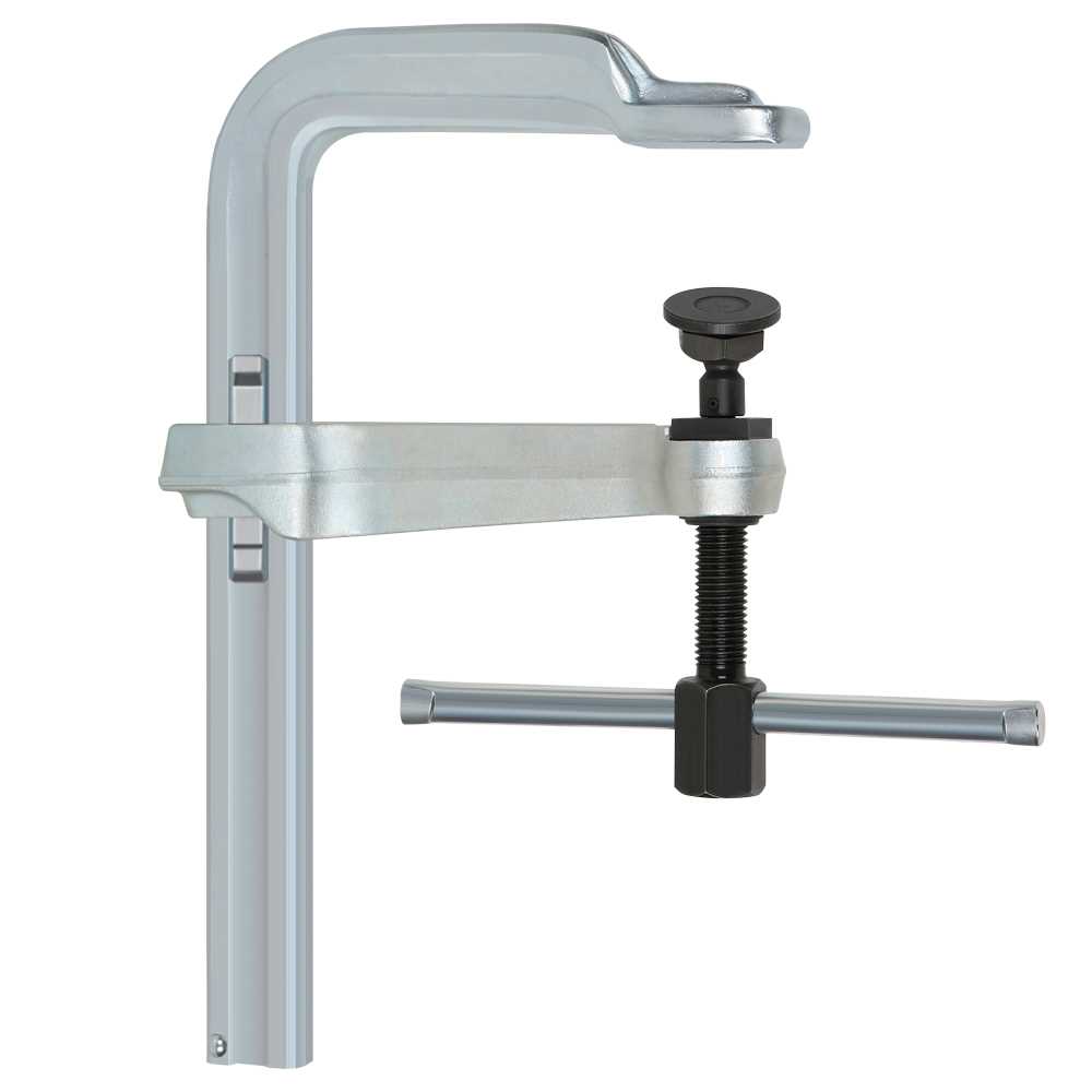 Superschwer-Zwinge 300x200mm,extra starkes Profil,mit Stahlknebel