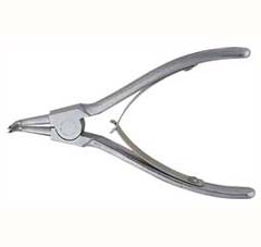 Seegerzange gebogen AUSSEN 85-165 A41 Chrom-Vanadium,verchromt