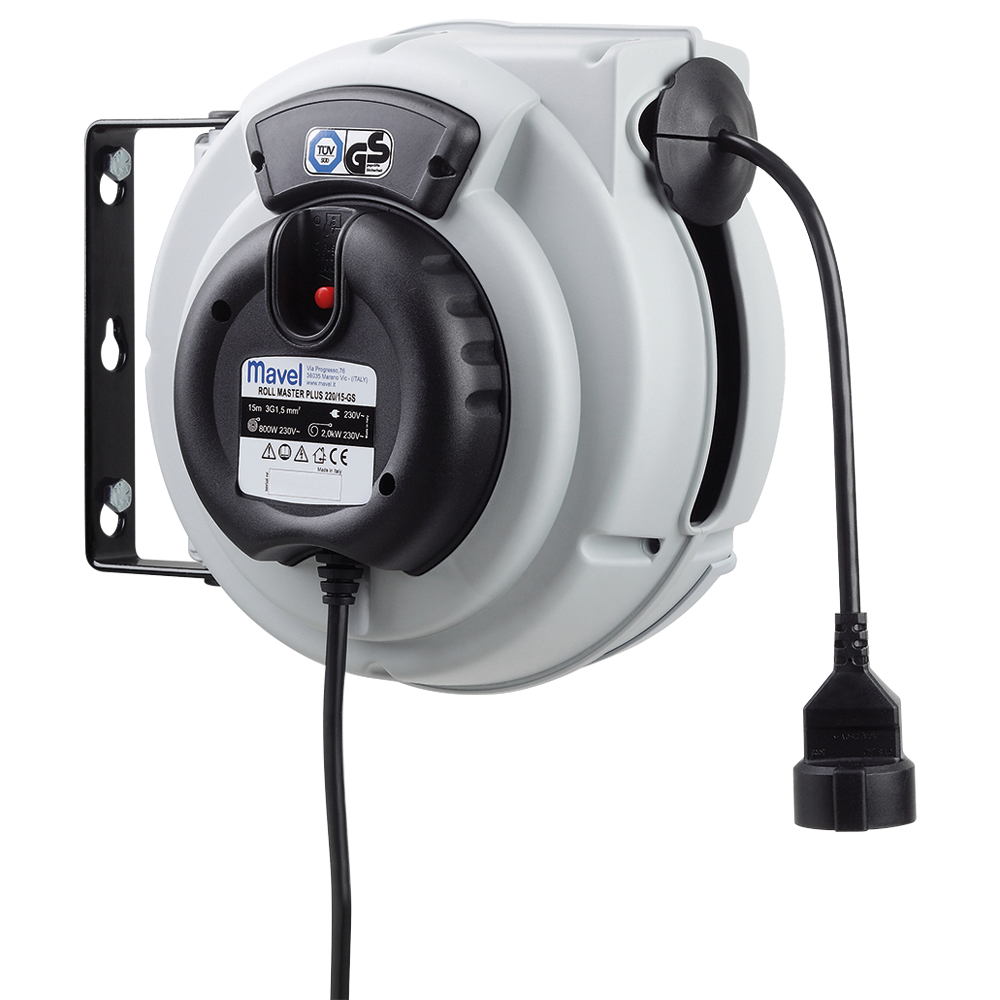 Kabelautomat ROLLFIX-2 15+1m 3x1,5mm² 230V/16A,automatischer Rücklauf
