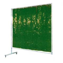 Anbau-Schweißwand 2000x1900mm,mattgrün