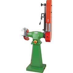 Bandschleifmaschine 400V,1-seitig Bandabmessung:50x2000mm,mit Sockel