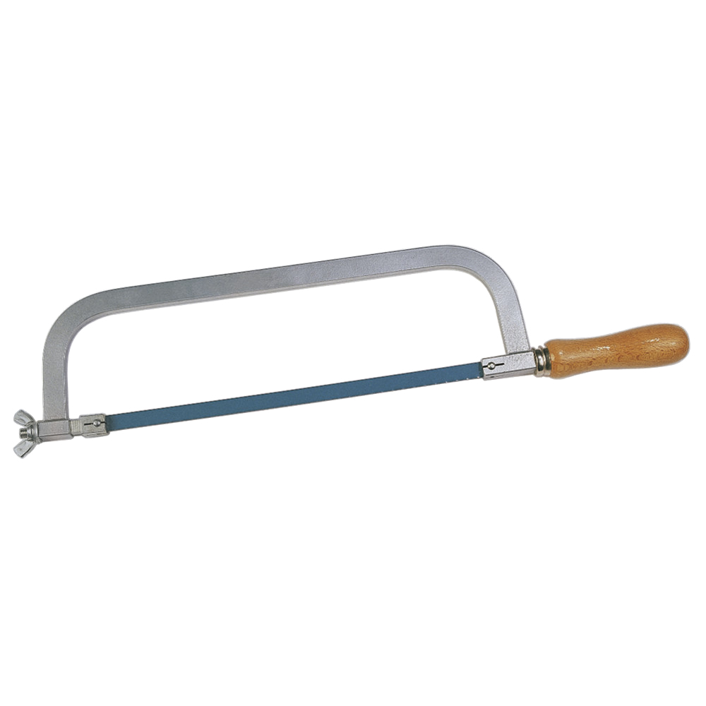Metallsägebogen 300mm mit Holzgriff unverlierbare Stifte, Bügel 18x8mm