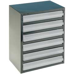 Kleinteilladenblock 6/440x360x250mm mit 6 Laden 50x320240mm