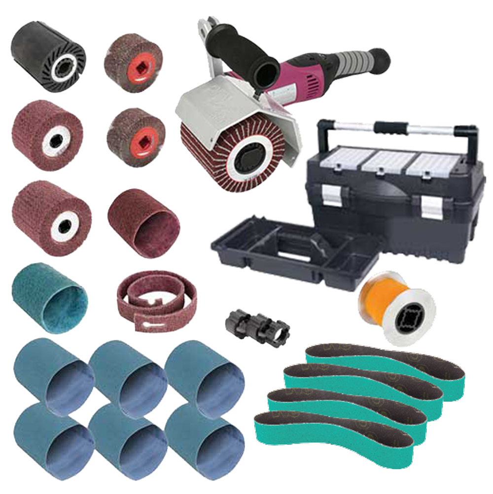 Schleif-und Polierblitz Set 230V elektronische Schleifmaschine,Zubehör