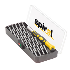 Feinschrauber-Bit-Set PRECIS 30-teilig 29x6-Kant-Bits 4mm+Magnethalter,in Box