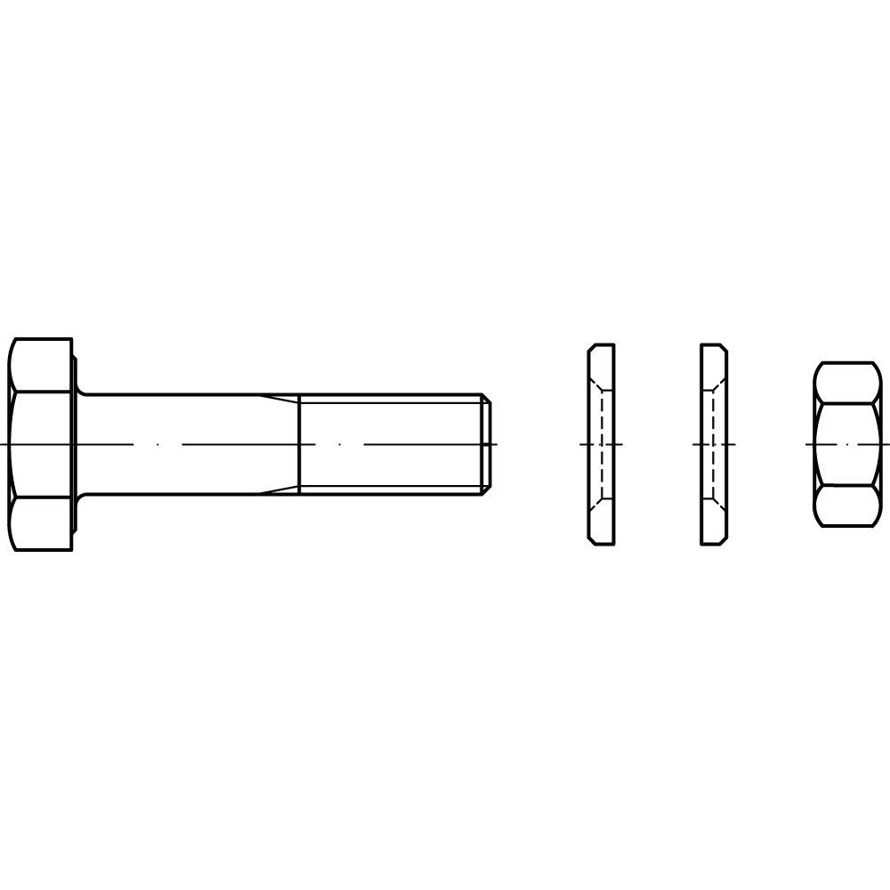 HV Schraube EN 14399-4 10.9 M 24 x 100-P TZN FEUERVERZINKT VE=1