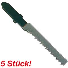 5 Stück Stichsägeblatt U3101KR,75mm ZT 2,5,rückenverzahnt,Kurvenschnitte