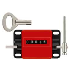 Hubzähler 5-stellig HK 36 Antrieb re+li Drehrichtung zum Beschauer