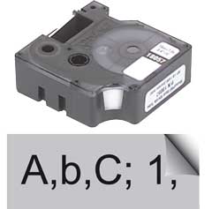 Band Polyester metallic 19mmx5,5m steif,UV-beständig,für Typenschilder