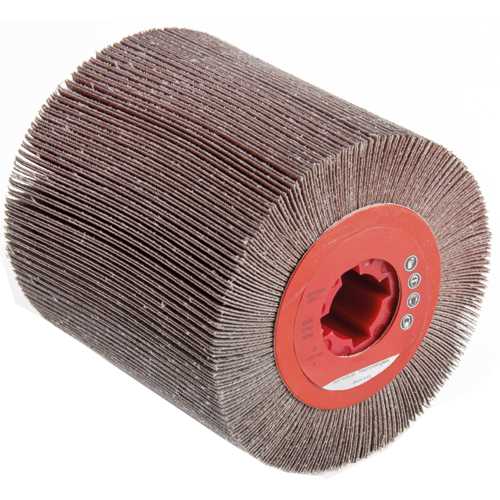 Lamellenschleifwalze K 40/100x 100x19mm zum Feinschleifen