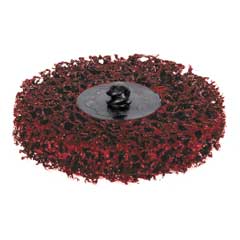 Cleanstrip Ø76mm Keramik,extra grob,rot mit Roloc Schnellverschluss