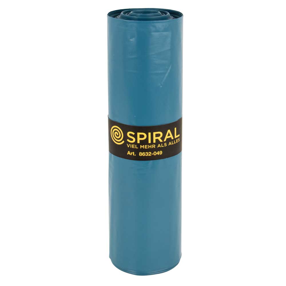 Müllsäcke 120l, blau, 700x1100 25 Stück/Rolle, 55µm, LDPE