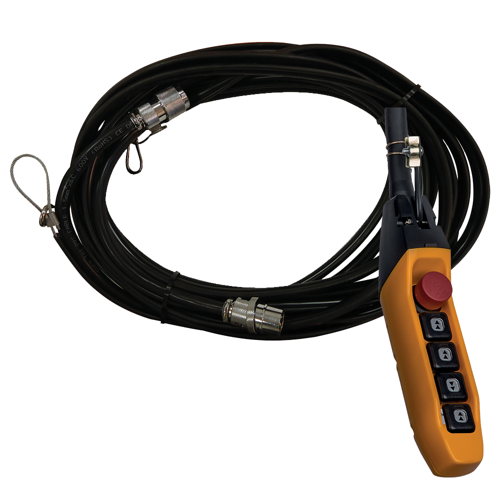 Steuerkabel 10m komplett mit Hängetaster für Fahrrichtung auf/ab/links/rechts