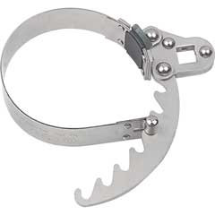 Stahlband-Ölfilterschlüssel 1/2" Antrieb aus Spezialstahl,vernickelt,80-110mm