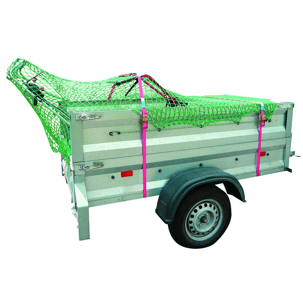 Ladesicherungsnetz aus PE 3500x6000mm geknotet,45mm Maschenweite