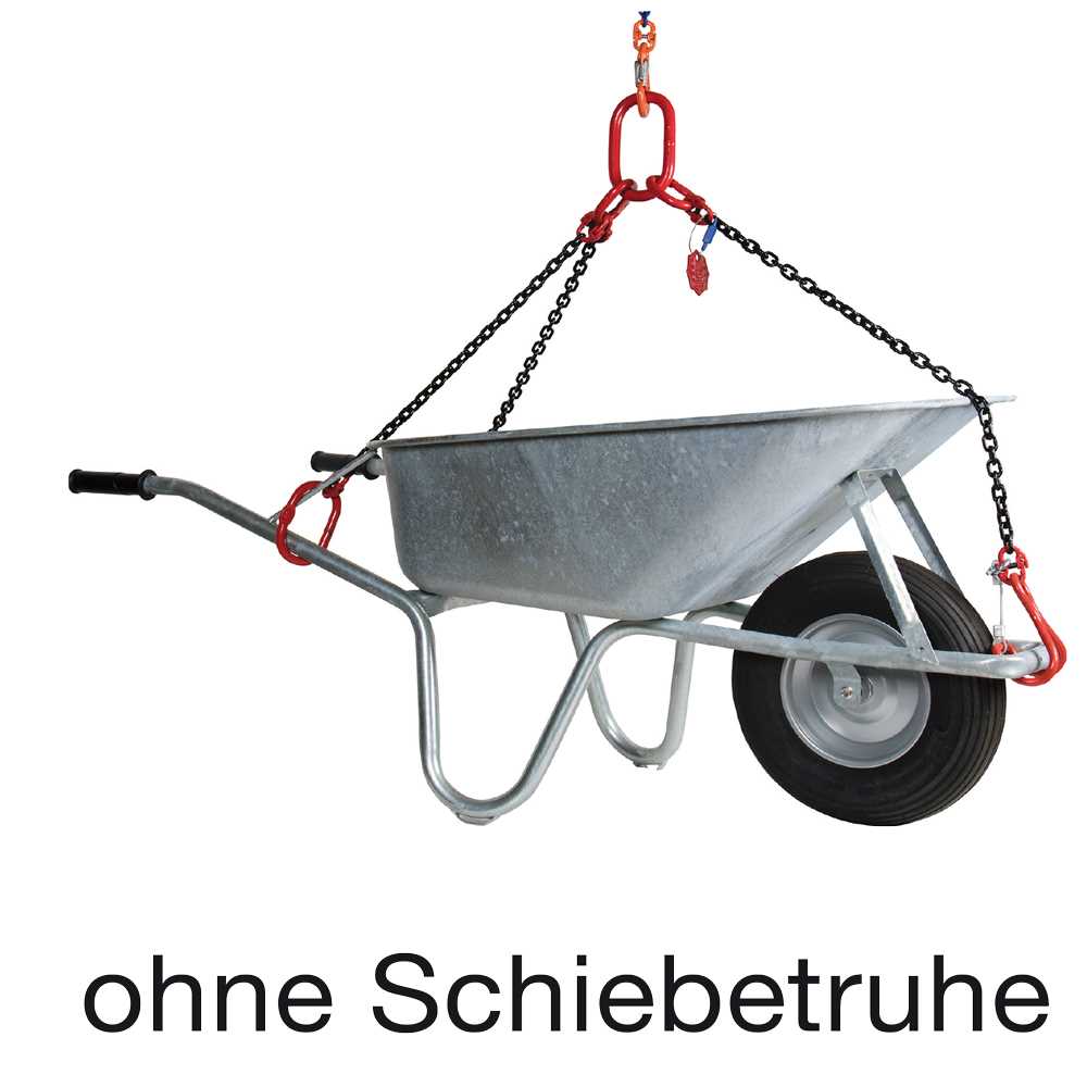 Kettengehänge 3-Strang für Schiebetruhe GKL 8 - Tragfähigkeit 350kg,Kette 6mm