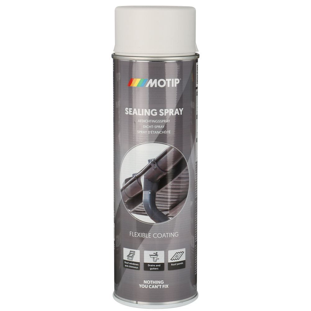 Abdichtspray Farbe WEISS, 500ml wetterfest und UV-beständig