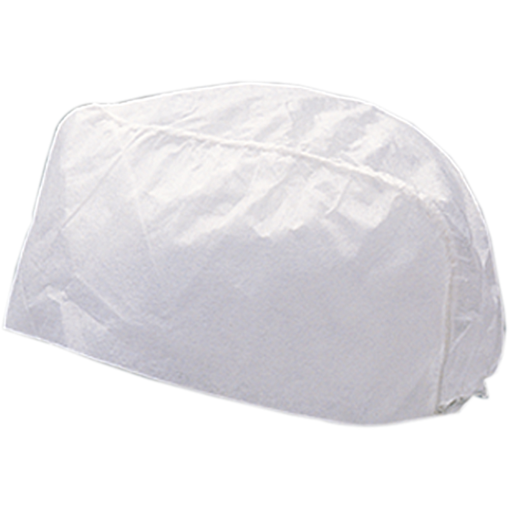 100 Stück Einweg-Unterziehmützen f. Helm Universalgröße, Gummizug, aus Vlies