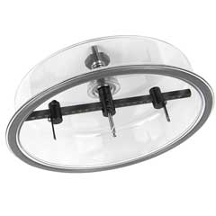 Si-Kreisschneider 55-254mm mit 6-Kant- Schaft 10mm komplett mit Messer