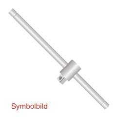 Quergriff/Gleitstück U240-3/4" Vanadium- USAG-Extra,Außenvierkant 3/4",450mm lang