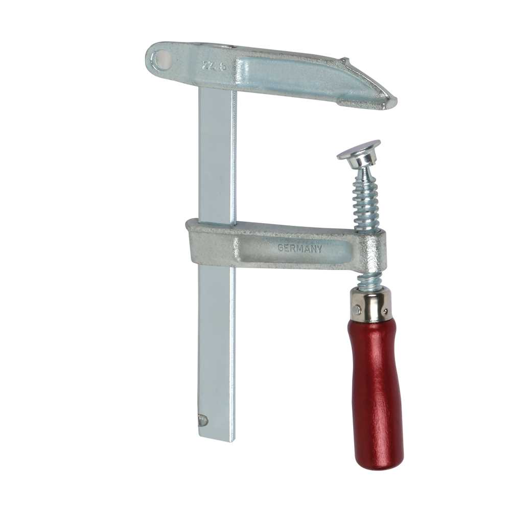 Polschraubzwinge 400A 150x80mm mit Holzheft