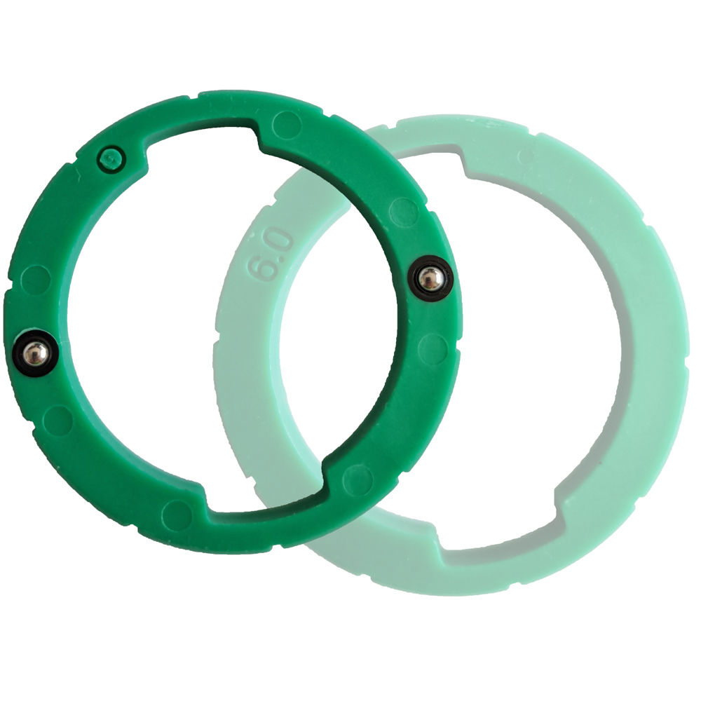 Nylon Ring grün inkl 2 Kugeln für B1-B2 C1-C5 E1 X2-X6