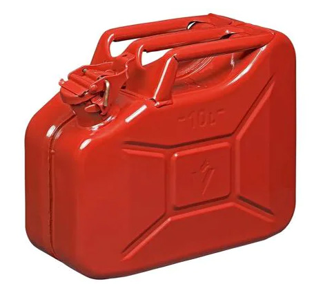 Kraftstoff-Kanister 10 Liter,rot RAL3000