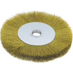 Slip-Drahtbürste 200x20x12mm Bohrung 0,3mm Drahtstärke