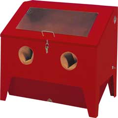 Sandstrahl-Box HANDY-BLAST 715x510x765mm mit Pressluft-Sandstrahl-Pistole