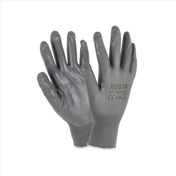 Montagehandschuh Gr.11 Nitril-beschichtet,Nylon,elastisch