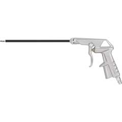 Ausblaspistole,flexibel,200mm Schlauch Feinregelung,Robustmodel,Eurostecker