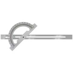 Winkelmesser mit Schiene 300mm,Gradbogen 150mm,aus Spezial-Stahl